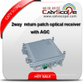 Outdoor 2 Way Output Bi-Directional Optical Receiver with AGC